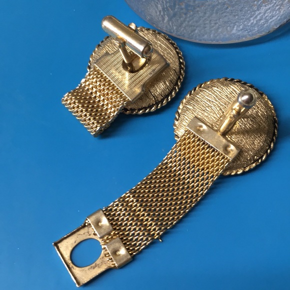 🖤Vtg RARE Cameo cufflinks - Picture 5 of 14